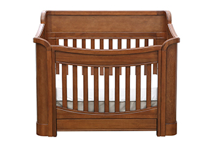 Baby Appleseed Carlisle Crib in Coco Finish