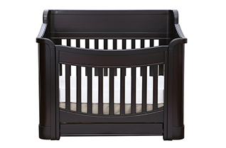 Baby Appleseed Carlisle Crib in Merlot Finish