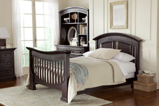 BEaumont Crib in Merlot Finish