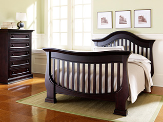 Davenport Full Size Bed Collection in Espresso Finish