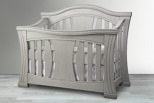 Palisade 4-in-1 Convertible Crib in Morning Mist Finish