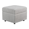 Crosby Ottoman in Grey